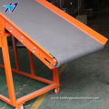 Orange abrasion resistant climbing conveyor